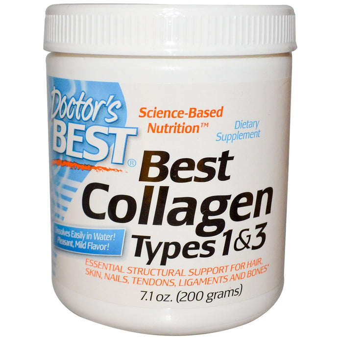 Doctor's Best Collagen Types 1 & 3 200g 7.1 oz - Dietary Supplement