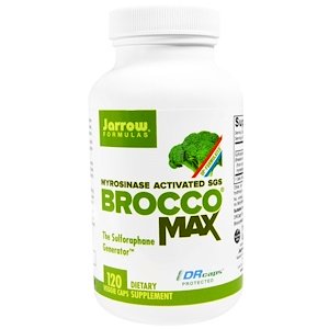 Jarrow Formulas, BroccoMax, Myrosinase Activated SGS, 120 Veggie Caps