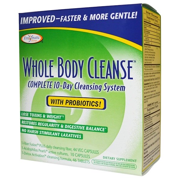 Enzymatic Therapy Whole Body Cleanse Complete 10-Day Cleansing System 3 Part Program