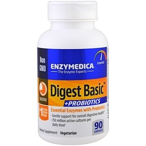 Enzymedica Digest Basic + Probiotics 90 Capsules