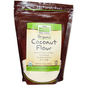 Now Foods Organic Coconut Flour 16 oz (454g)