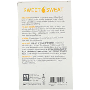 Sports Research Sweet Sweat Workout Enhancer Coconut 20 Travel Packets 0.53 oz (15g) Each