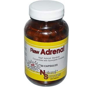 Natural Sources Raw Adrenal 60 Capsules