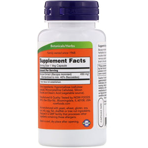 Now Foods Bacopa Extract 450mg 90 Veg Capsules