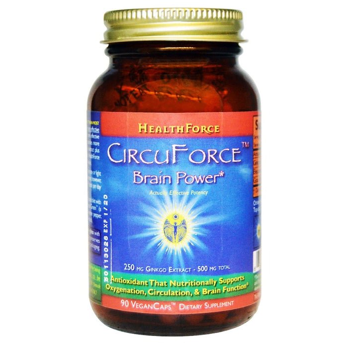 HealthForce Superfoods CircuForce Brain Power 90 Vegan Caps