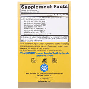 Jarrow Formulas Jarro-Dophilus EPS Ultra Potent 50 Billion 30 Veggie Caps