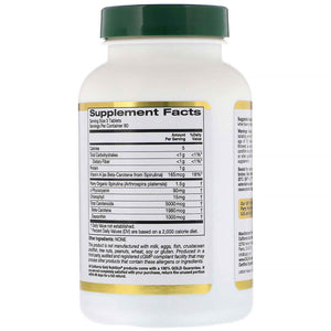 California Gold Nutrition Organic Spirulina 500mg 240 Tablets