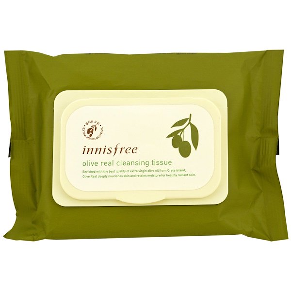 Innisfree Olive Real Cleansing Tissue 30 Sheets (150g)