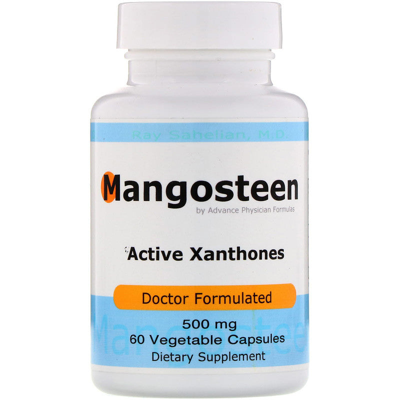Advance Physician Formulas Mangosteen 500mg 60 Vegetable Capsules