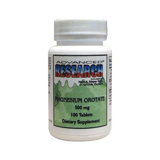Advanced Research Magnesium Orotate 500mg 100 Tablets
