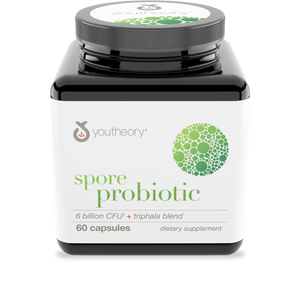 Youtheory Spore Probiotic 6 Billion CFU 60 Capsules