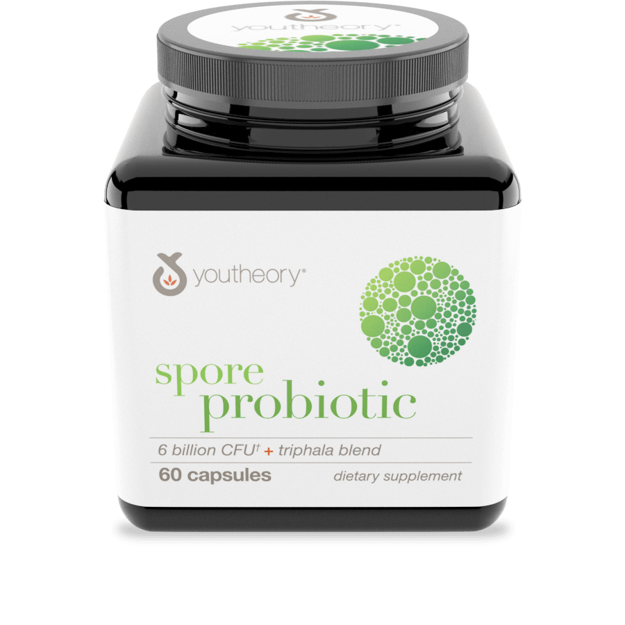 Youtheory Spore Probiotic 6 Billion CFU 60 Capsules