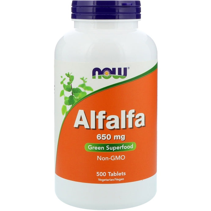 Now Foods Alfalfa 650mg 500 Tablets
