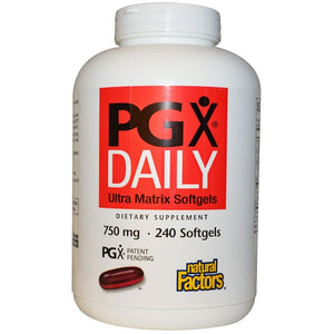 Natural Factors PGX Daily Ultra Matrix Softgels 750mg 240 Softgels