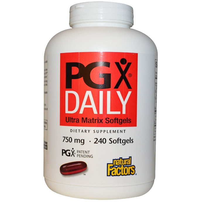 Natural Factors PGX Daily Ultra Matrix Softgels 750mg 240 Softgels