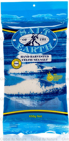 Salt of the Earth Celtic Salt Fine 650g