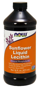 Now Foods Sunflower Liquid Lecithin 16 fl oz (473ml)