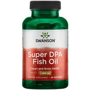 Swanson EFAs OmegaActiv Super DPA Fish Oil 60 Softgels