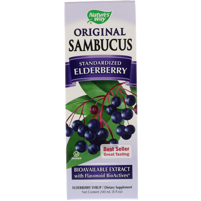 Nature's Way Standardized Elderberry Original Syrup 8 fl oz (240ml)