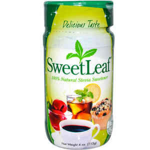 Wisdom Natural, SweetLeaf, 100% Natural Stevia Sweetener, 115 g