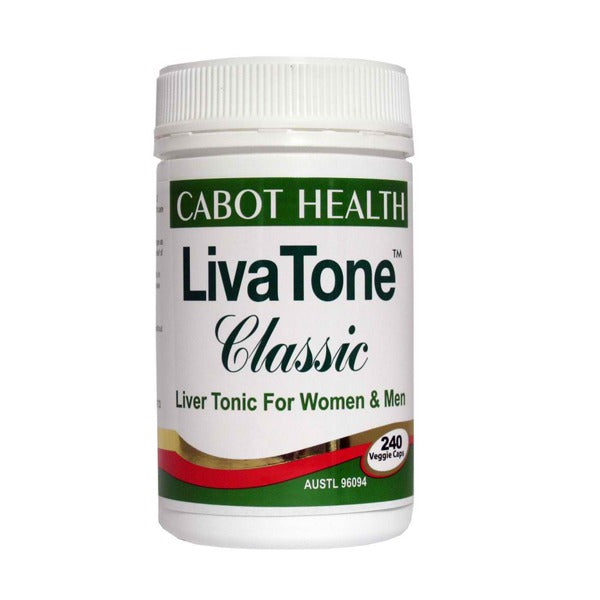 Cabot Health, Livertone Caps, Liver Tonic For Men & Women, 240 Capsules