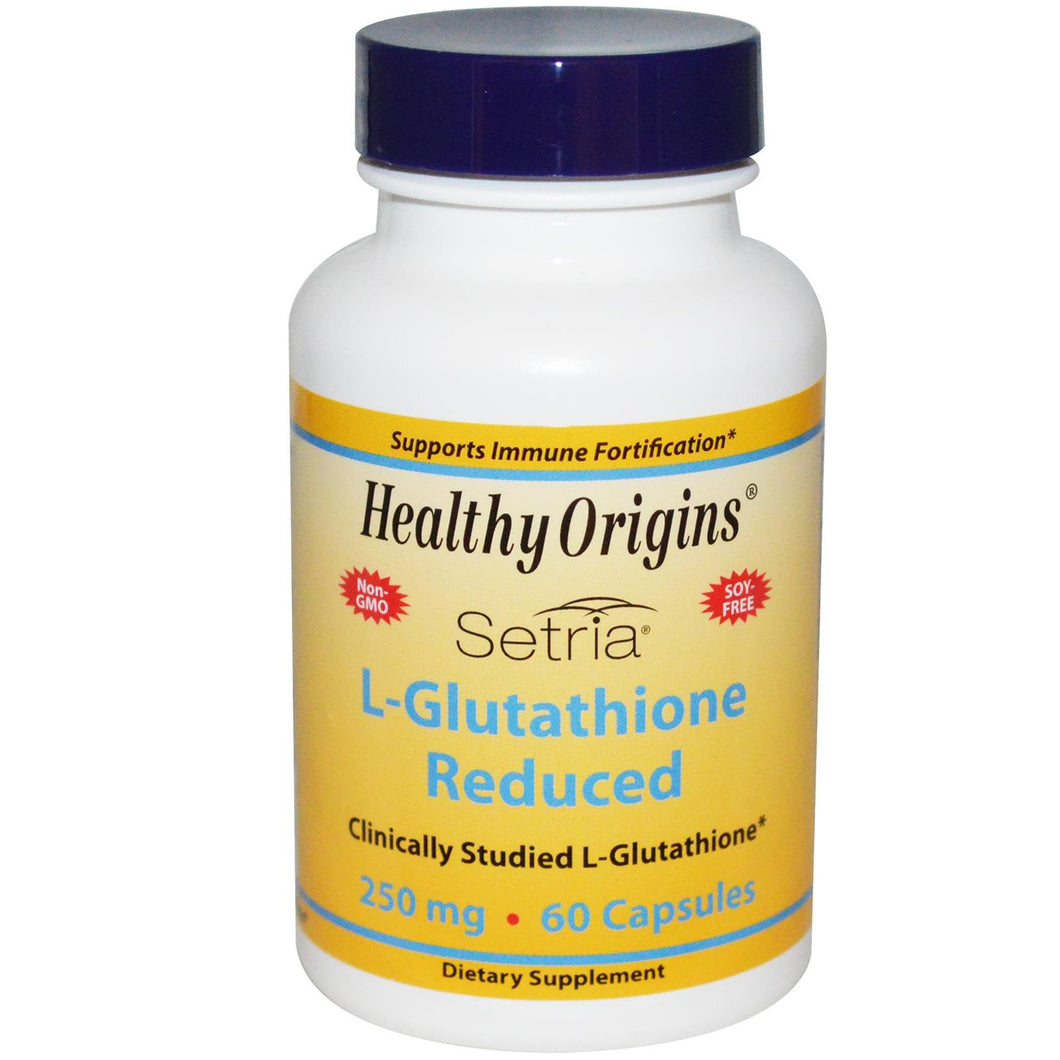Healthy Origins Setria L-Glutathione Reduced 500mg 60 Caps