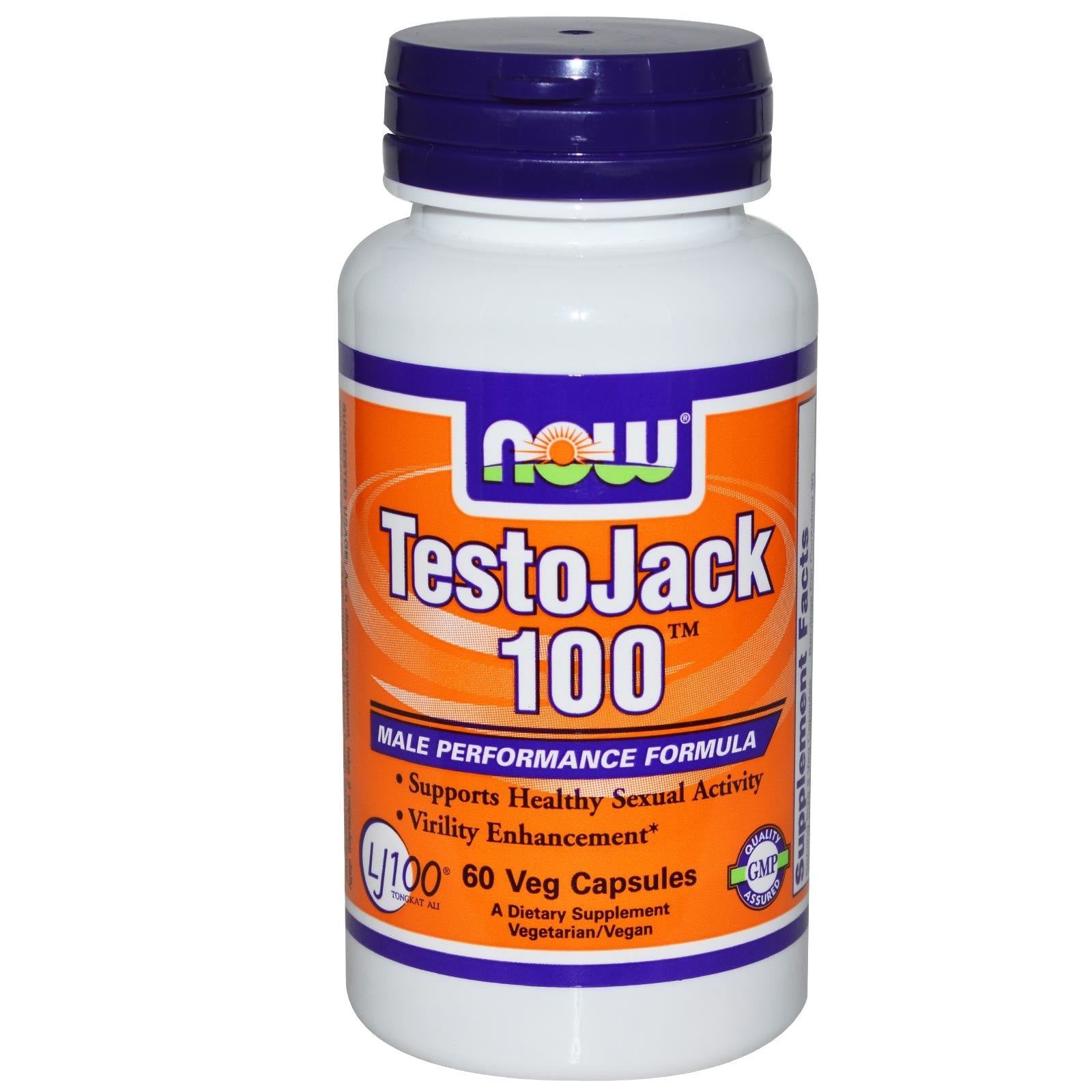 Now Foods, TestoJack 100, 60 Capsules