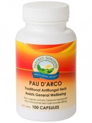 Nature's Sunshine, Pau D'Arco, 100 Capsules - Natural Supplement
