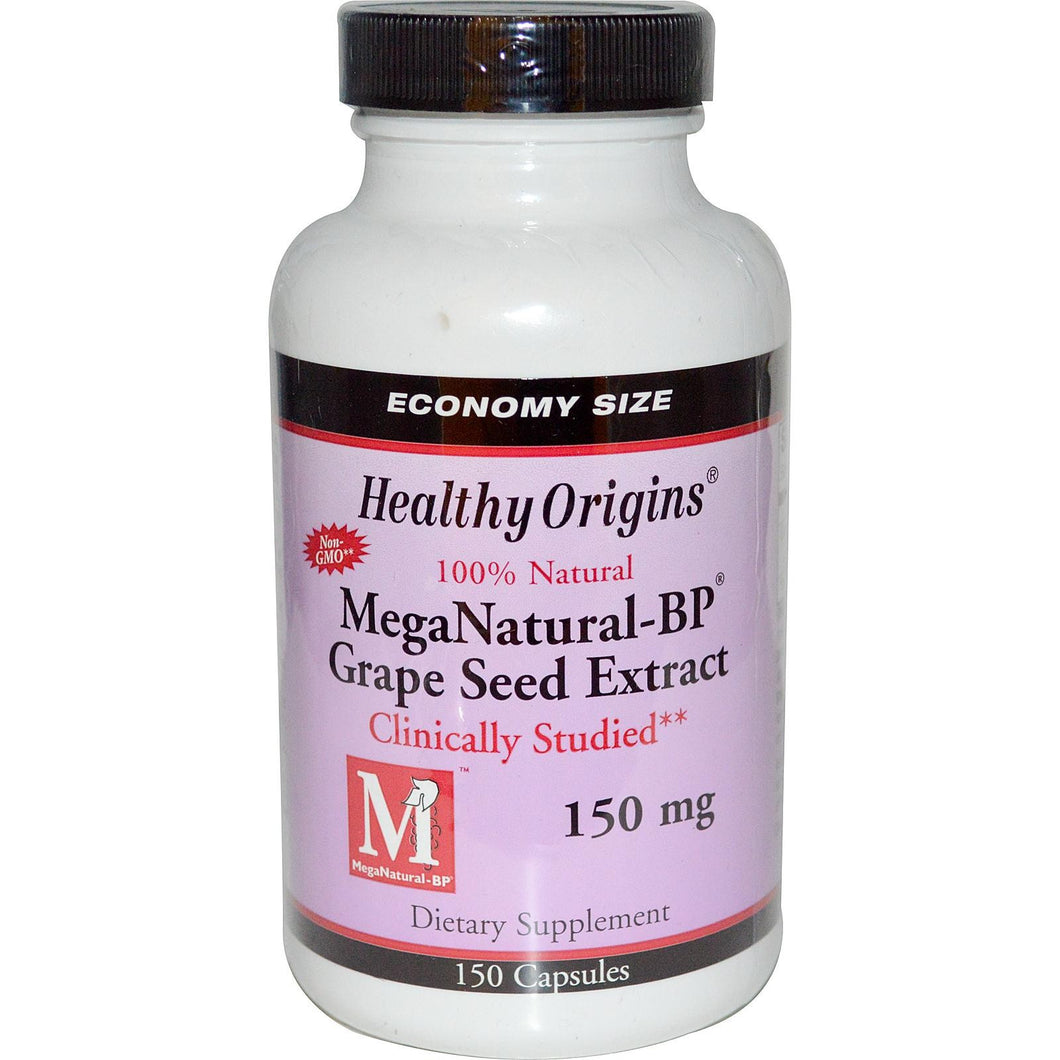 Healthy Origins, Mega- Natural BP, Grape Seed Extract 150mg, 150 Caps
