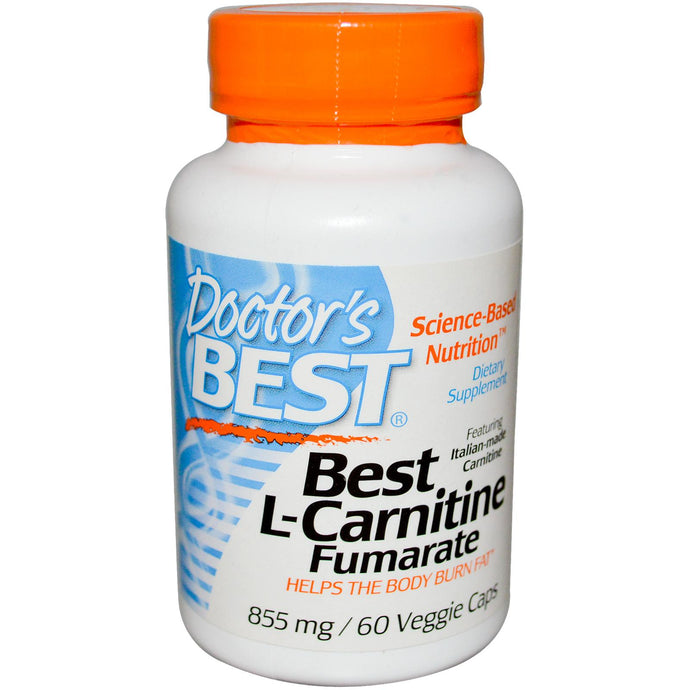 Doctor's Best Best L-Carnitine Fumarate 855mg 60 VCaps