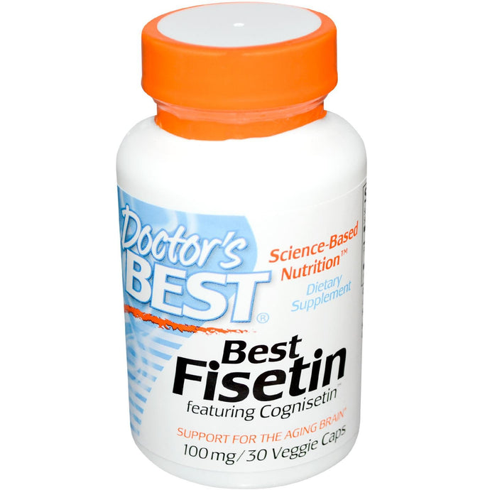 Doctor's Best, Best Fisetin Featuring Cognisetin 100mg 30 Veggie Caps