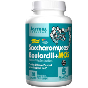 Jarrow Formulas Saccharomyces Boulardii + MOS 180 Capsules