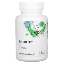 Load image into Gallery viewer, Thorne Research L-Lysine 60 Vegetarian Capsule