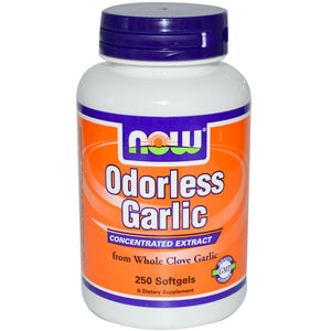 Now Foods, Odorless Garlic, Concentrated Extract, 250 Softgels