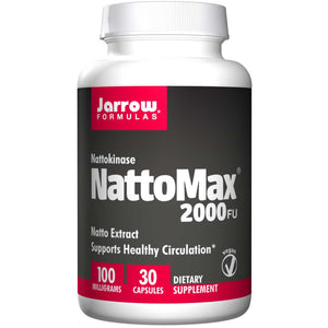 Jarrow Formulas, NattoMax 2000 FU, 100 mg, 30 Capsules
