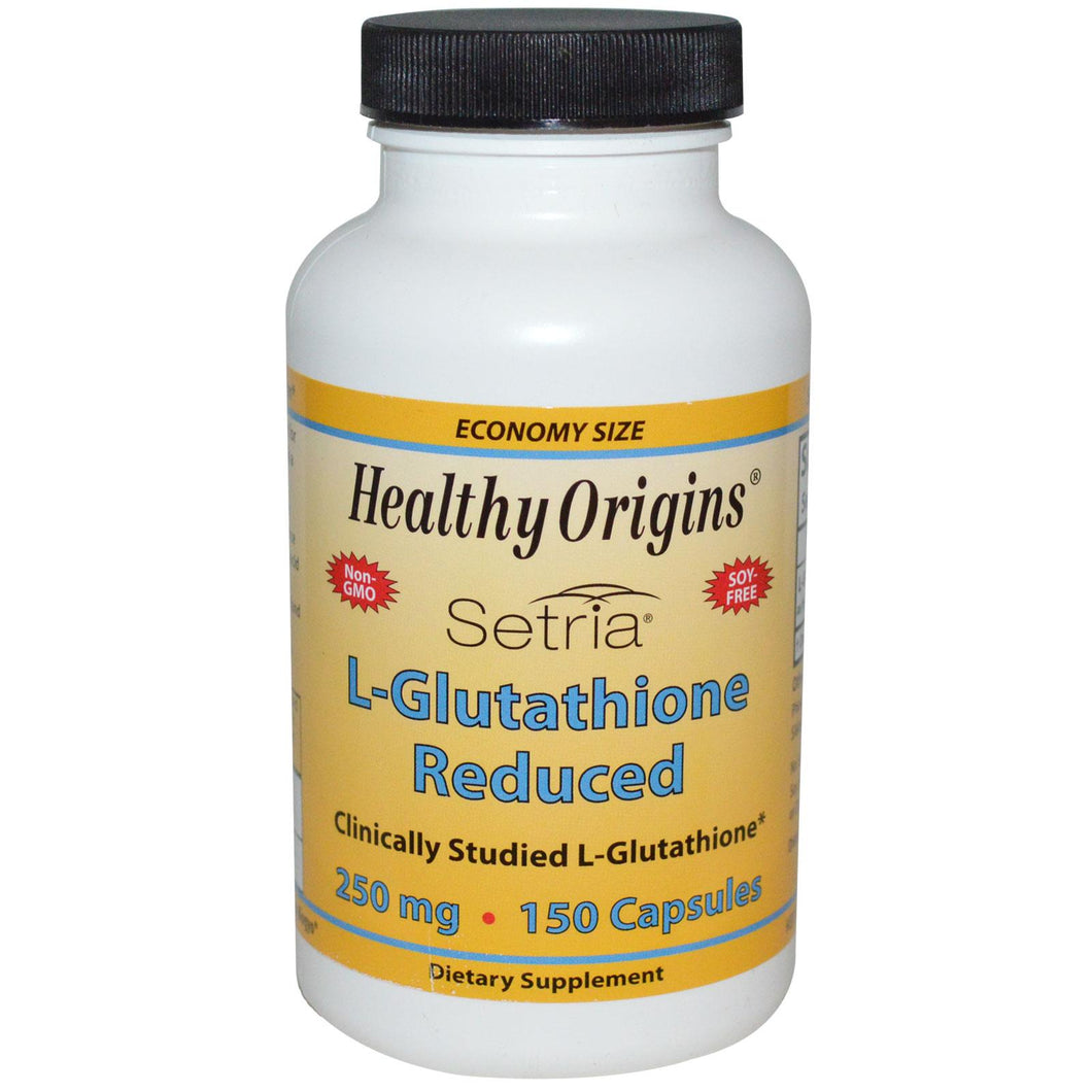 Healthy Origins Setria L-Glutathione Reduced 250mg 150 Capsules