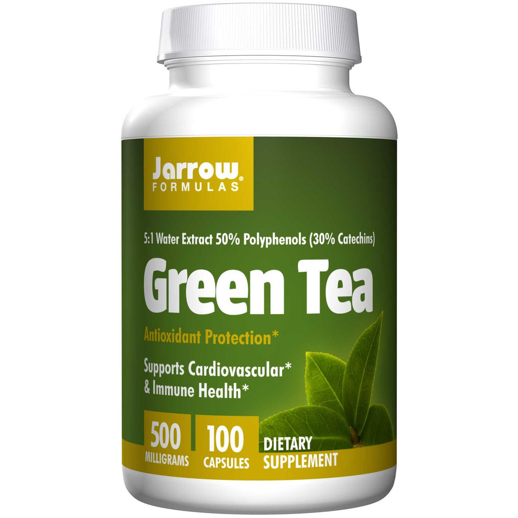 Jarrow Formulas, Green Tea, 500mg, 100 Capsules - Health Supplement