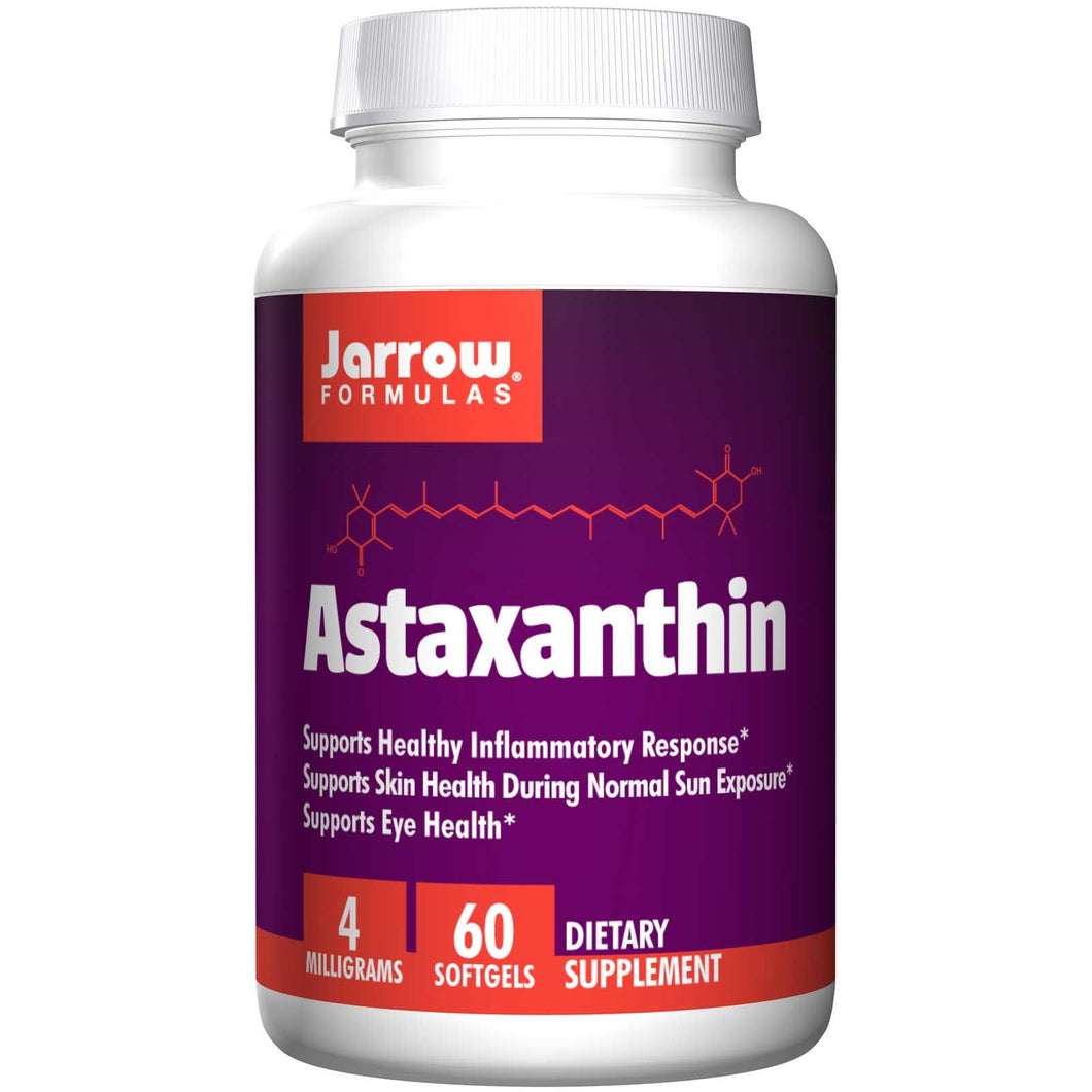 Jarrow Formulas, Astaxanthin, 4 mg, 60 Capsules - Dietary Supplement