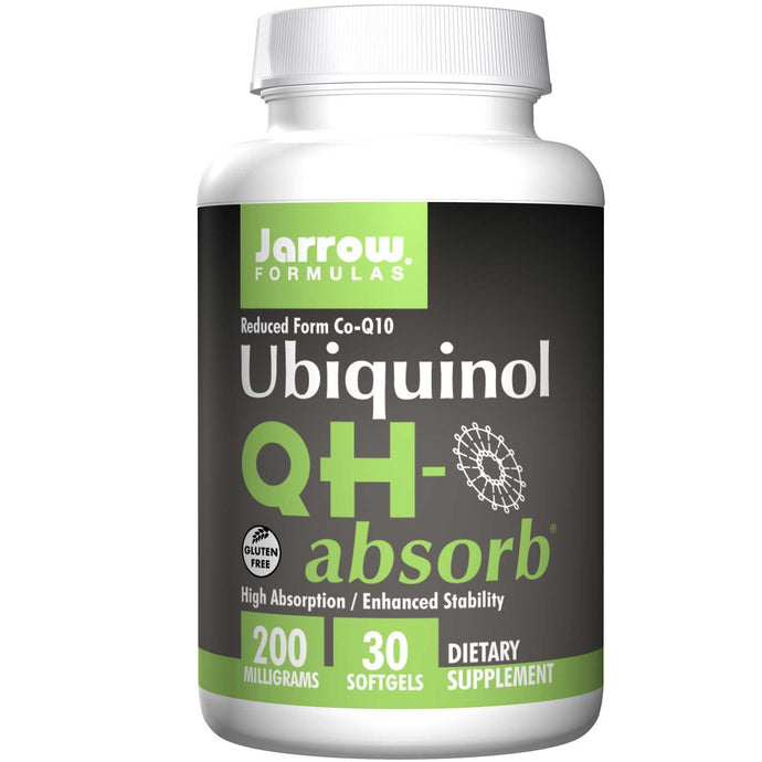Jarrow Formulas QH-Absorb Ubiquinol 200mg 30 Softgels