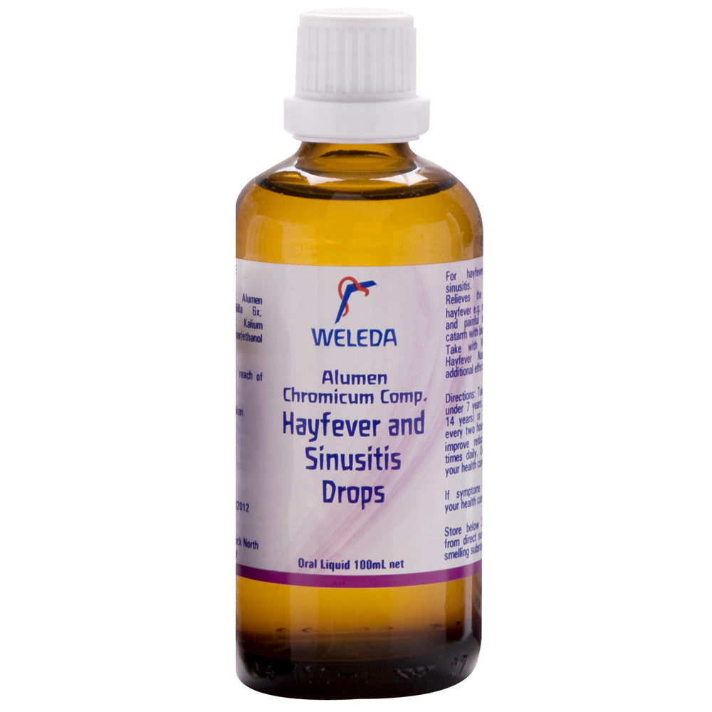 Weleda Hayfever & Sinusitis Drops, 100 ml - Health Supplement
