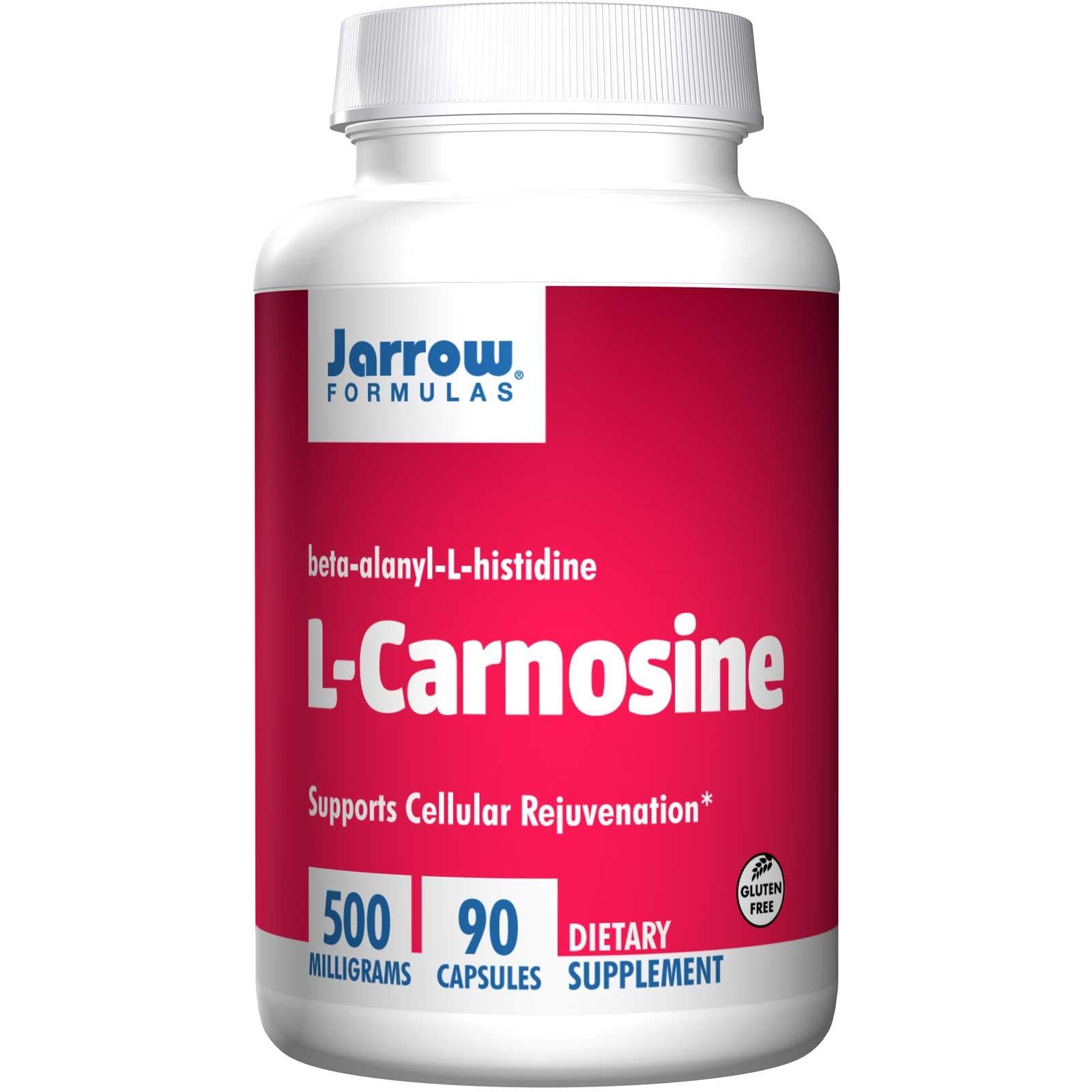 Jarrow Formulas, L-Carnosine, 1,000 mg, 90 Veggie Capsules (500 mg per Capsule)