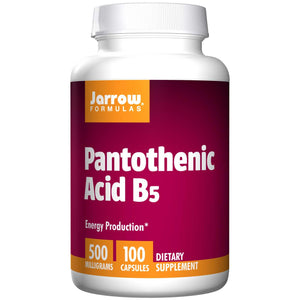 Jarrow Formulas Pantothenic Acid B5 100 Capsules