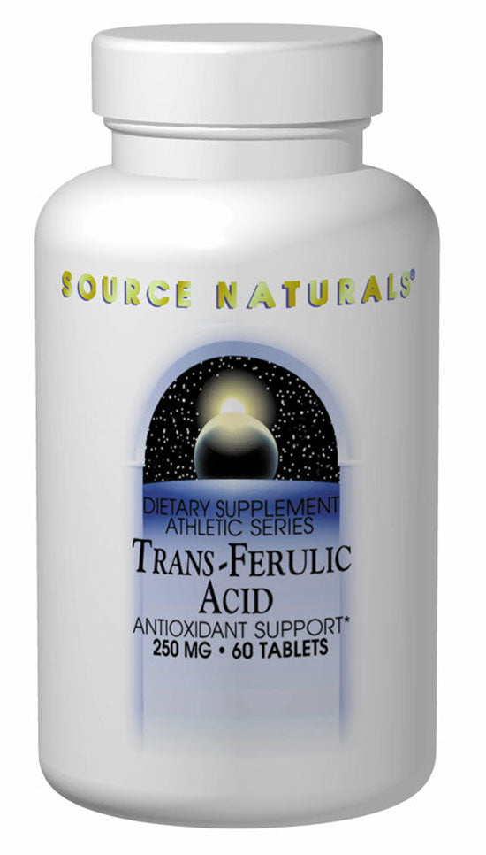 Source Naturals, Trans - Ferulic Acid, 250mg, 60 Tablets