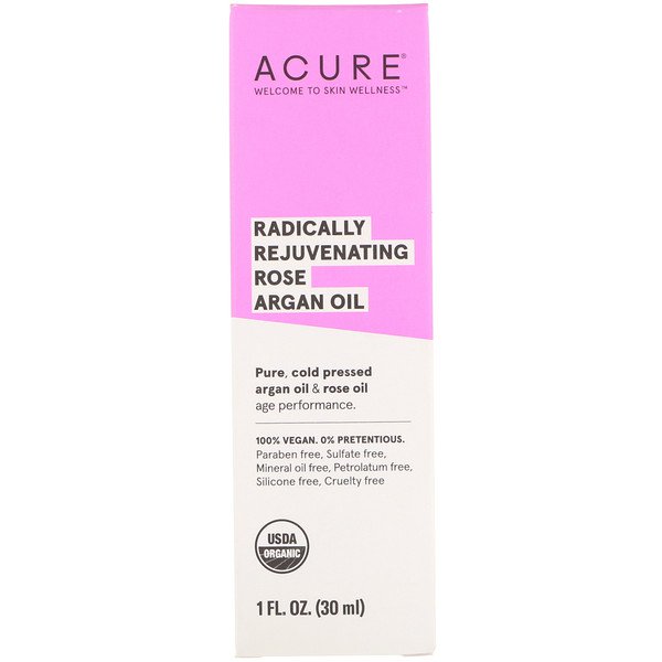 Acure Radically Rejuvenating Rose Argan Oil 1 fl oz (30ml)