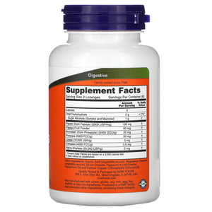 Now Foods, Papaya Enzymes, Chewable, 180 Lozenges
