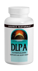 Source Naturals DLPA DL-Phenylalanine 750mg 60 Tablets