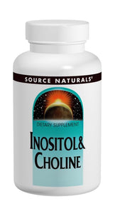 Source Naturals Inositol & Choline 800mg 100 Tablets