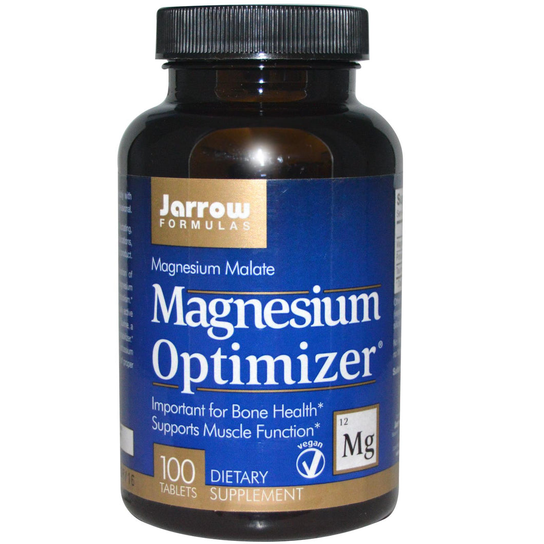 Jarrow Formulas, Magnesium Optimiser, 200 Tablets - Dietary Supplement