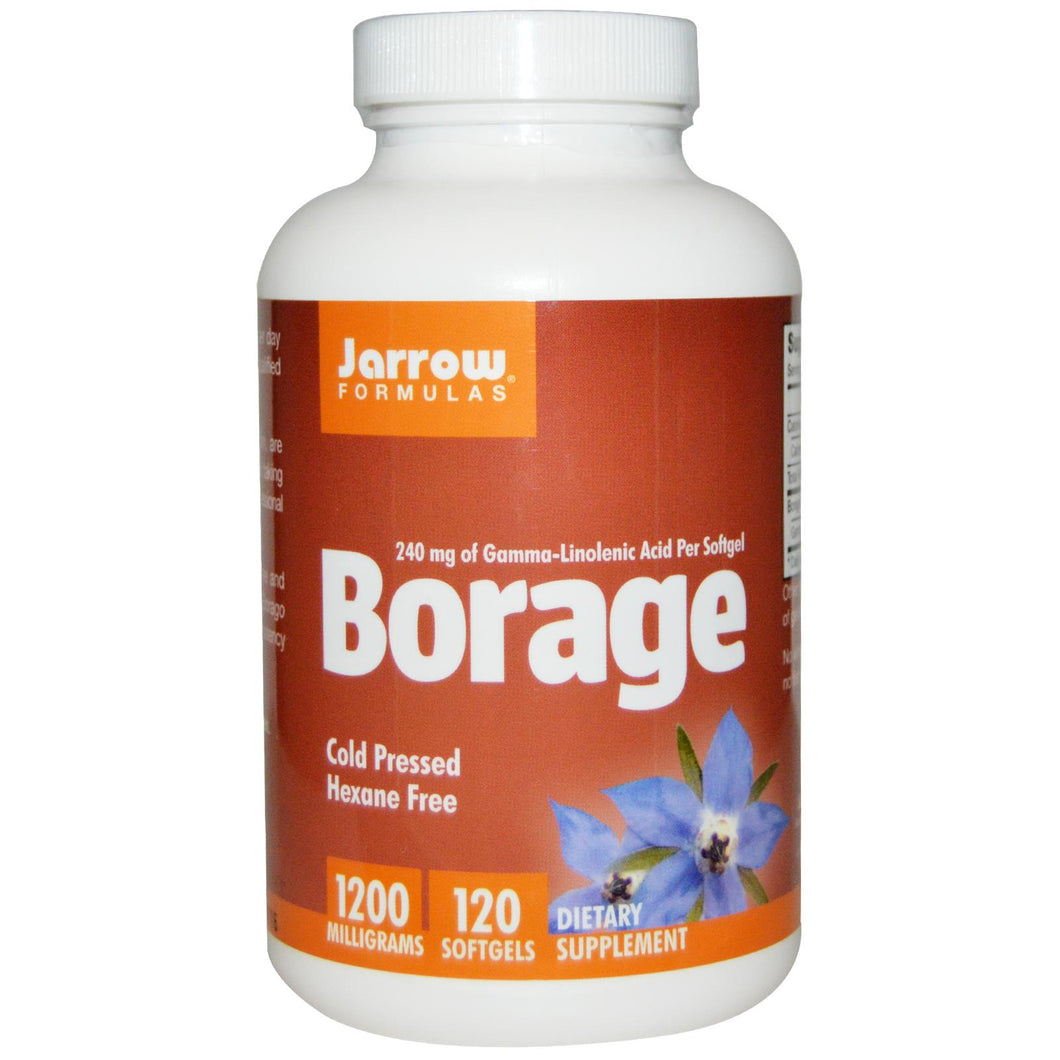 Jarrow Formulas, Borage, 1200 mg, 120 Softgels - Dietary Supplement