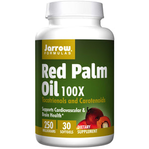 Jarrow Formulas, Red Palm Oil, 100X, 250 mg, 30 Softgels